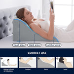Load image into Gallery viewer, Memory foam reading pillow for bed