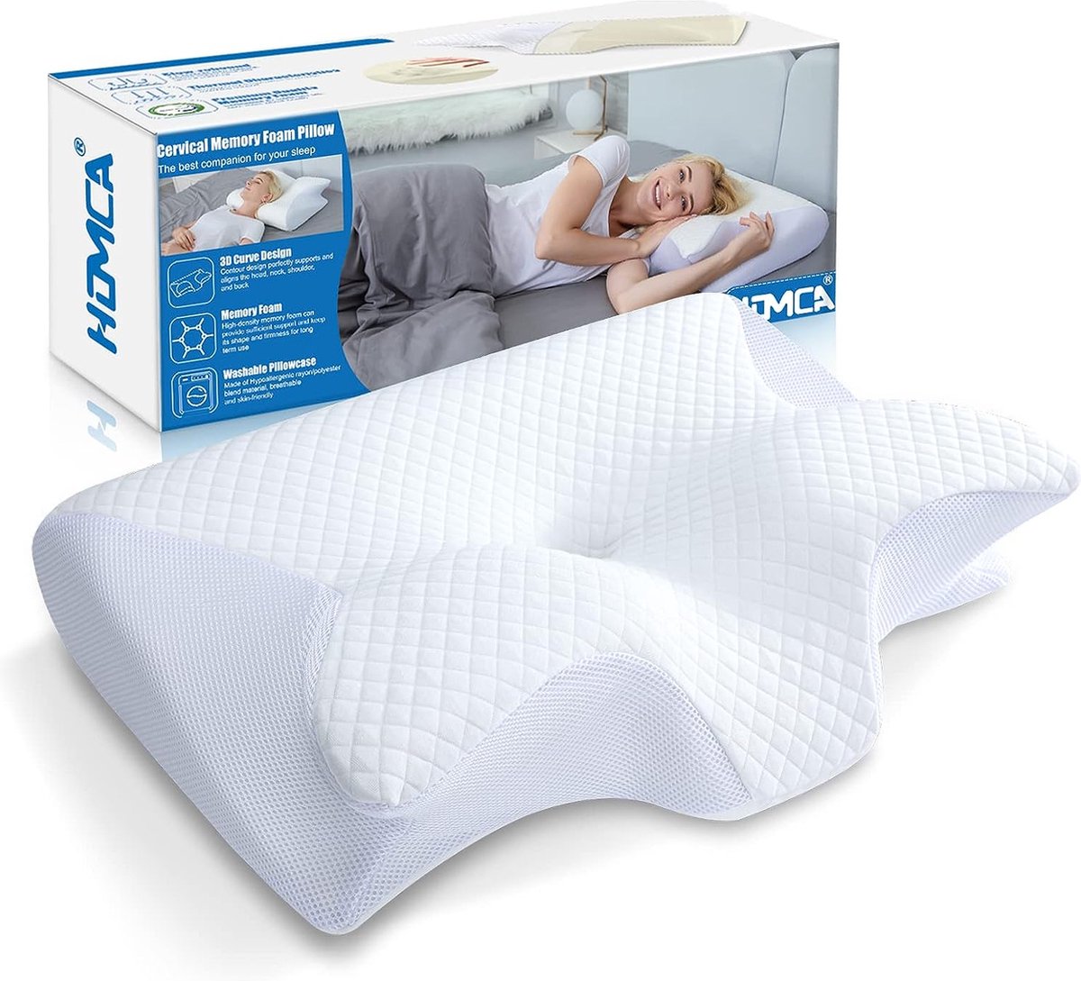 Bloomora™ Orthopedic Memory Foam Pillow