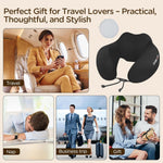 Load image into Gallery viewer, Cozary U Shaped Travel Pillow, Neck Pillow with Ice Silk Cover
