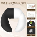 Load image into Gallery viewer, Cozary U Shaped Travel Pillow, Neck Pillow with Ice Silk Cover
