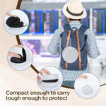 Load image into Gallery viewer, Cozary U Shaped Travel Pillow, Neck Pillow with Ice Silk Cover
